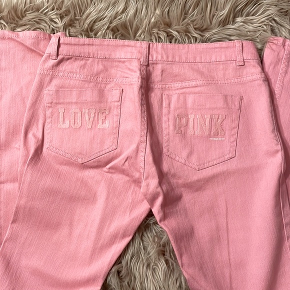 Victoria’s Secret PINK Butt Jeans Pink Size 6 - Picture 3 of 13